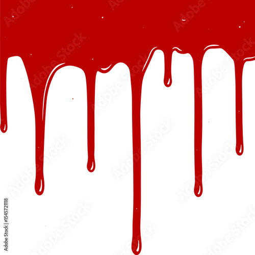 Dripping Red Paint Texture, Abstract Background