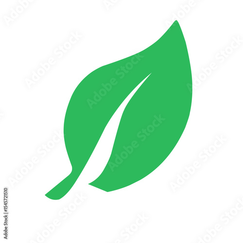 Leaves icon set. Leaves icon on transparent background. Collection green leaf. Eco leaves collection. Ecological concept.
