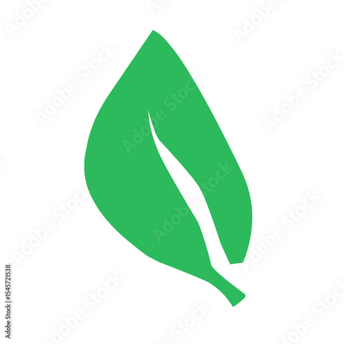 Leaves icon set. Leaves icon on transparent background. Collection green leaf. Eco leaves collection. Ecological concept.