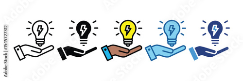 Energy Efficiency  Icon Element For Design