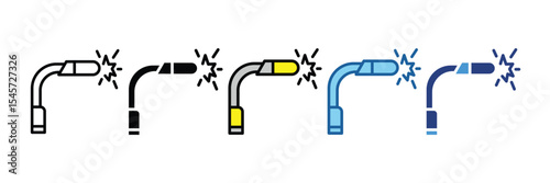 Welding Torch  Icon Element For Design