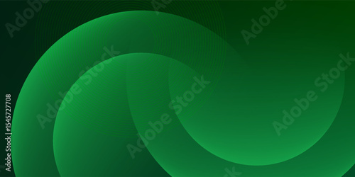 Abstract green gradient shapes background. Eps10 vector