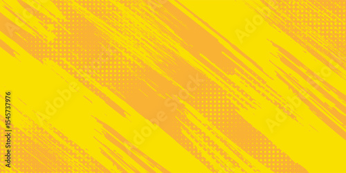 retro comic yellow background raster gradient halftone. modern yellow background