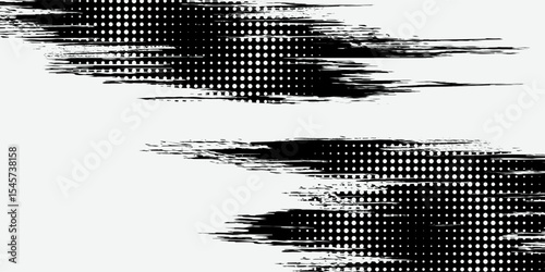 Abstract background with slash line dot pattern. eps 10
