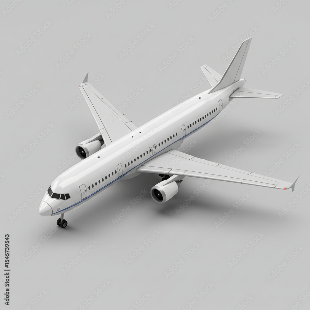 Modern Passenger Jet Plane Transport Modern Passenger Jet Plane Transport