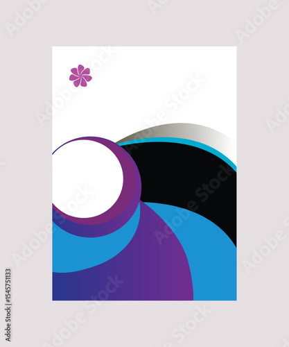 City Background Business Book Cover Design Template
