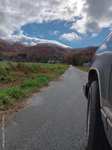 Appalachian backroad to the clouds