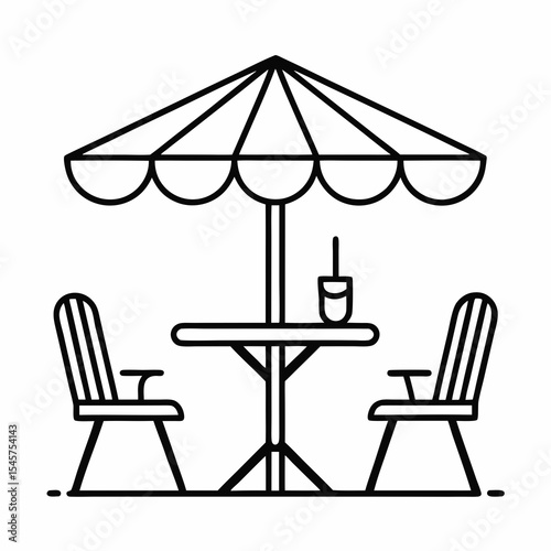 table and chairs