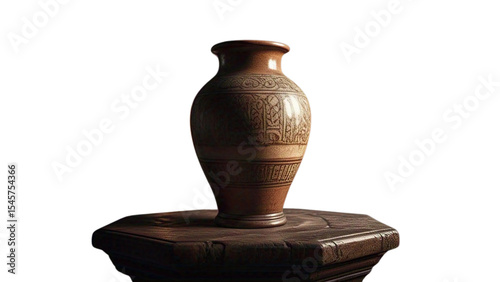 ancient greek vase isolated