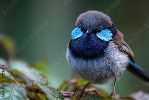 A small blue bird sitting on top of a tree branch