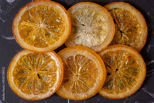 Gourmet citrus background for your desserts