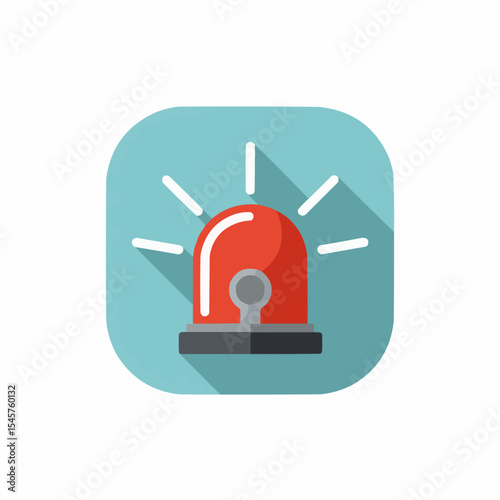 siren icon vector design template simple and clean


