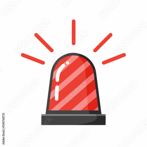 siren icon vector design template simple and clean