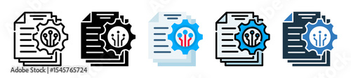 Workflow Automation icon multiple style 