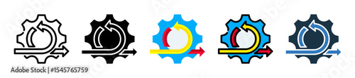 Agile Methodology icon multiple style 