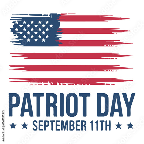 Remember September 11th with Distressed American Flag and Memorial Candle

