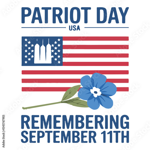 Remember September 11th with Distressed American Flag and Memorial Candle


