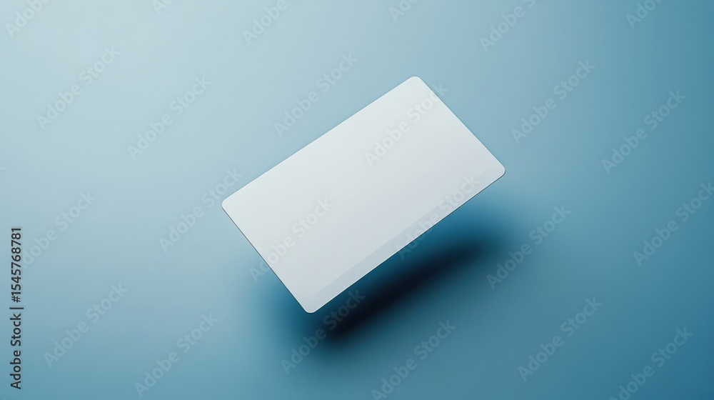Blank White Card Mockup Blank White Card Mockup