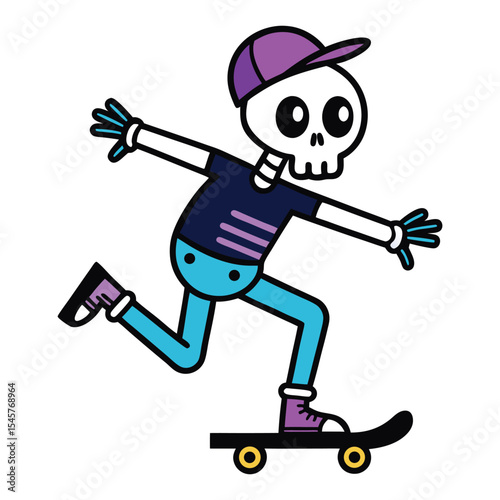 Skater skeleton