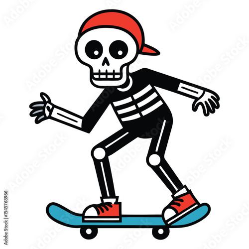 Skater skeleton