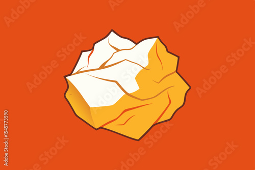 Abstract Crumpled Paper  A Bold Graphic Design Element