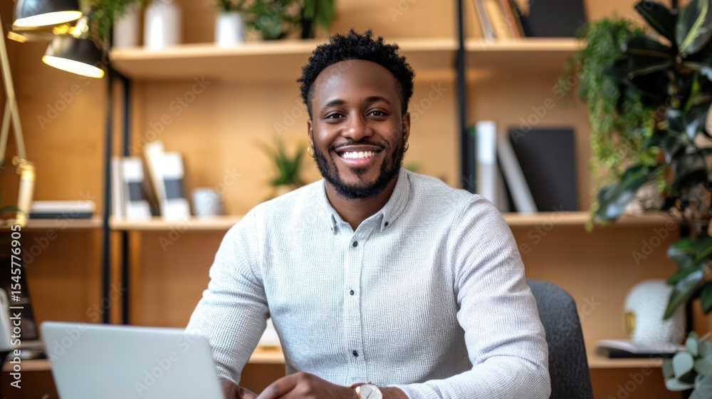 Obraz premium counselor conducting career coaching sessions via video call