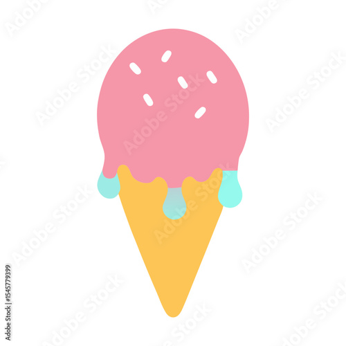 ice cream icon vector art