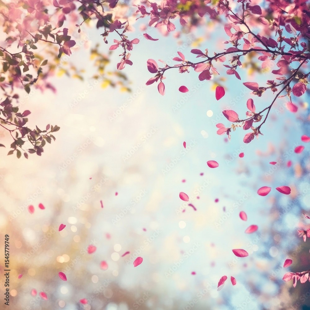 Fototapeta premium Spring blossoms, soft focus
