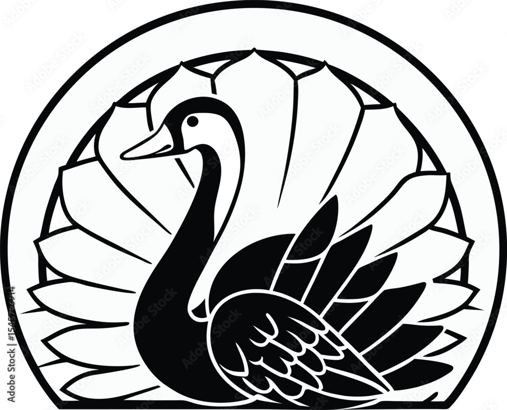 Goose with Long Neck Vector Illustration
Goose with Long Neck Vector Illustration