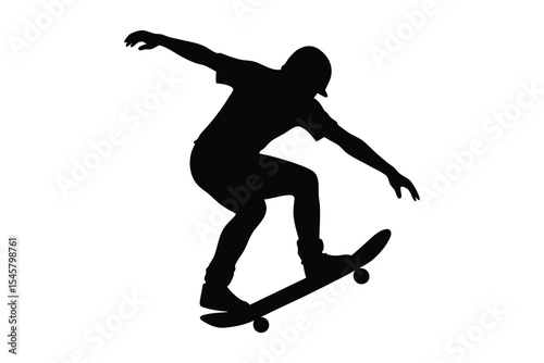 silhouette of a man jumping