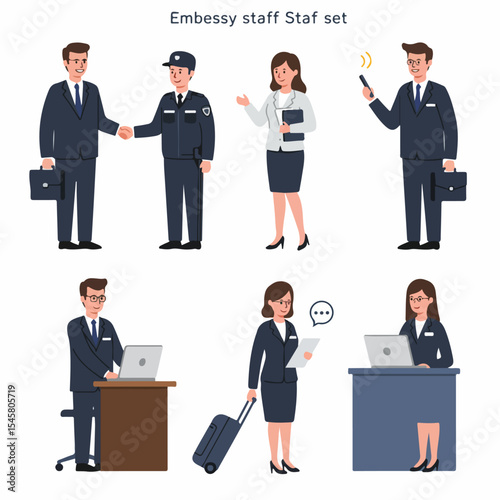 Embassy Staff Professional Character Set