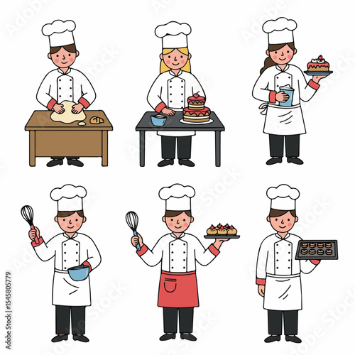 Cartoon Chefs Baking Set