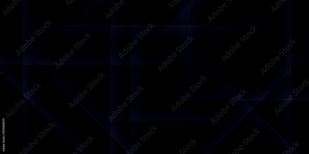 Dark blue abstract geometric background with intersecting lines and shadow design. Abstract dark blue modern background. Dark blue modern design background. Luxury deep black dynamic abstract vector.