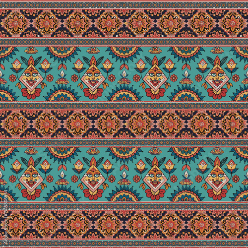 vector illustration background of seamless pattern