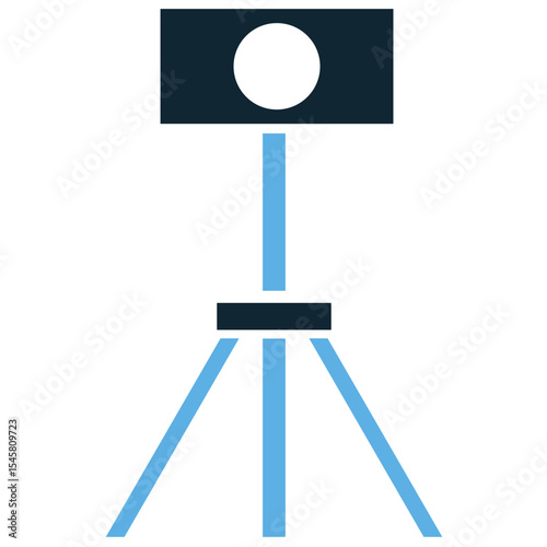 Laser level icon vector, symbolizing precision, accuracy, and modern construction. Ideal for building, renovation, engineering, surveying, and perfect alignment tasks.