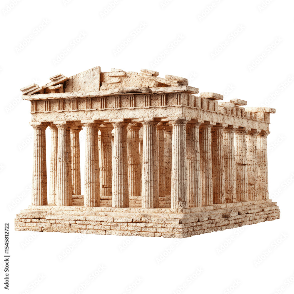 Obraz premium Architectural Model of the Erechtheion, Iconic