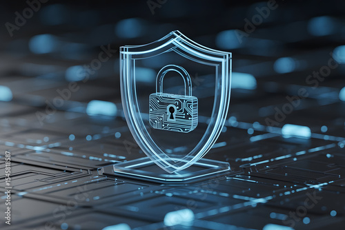 Cyber ​​security and data protection, internet network security, protect business and financial transaction data from cyber attack, user private data security encryption