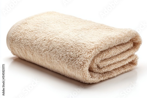 Folded Beige Towel