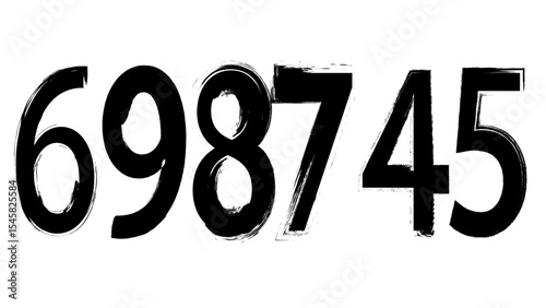 Spring Floral Numbers – Fresh Bloom Typography Vector 50 percent offæ 