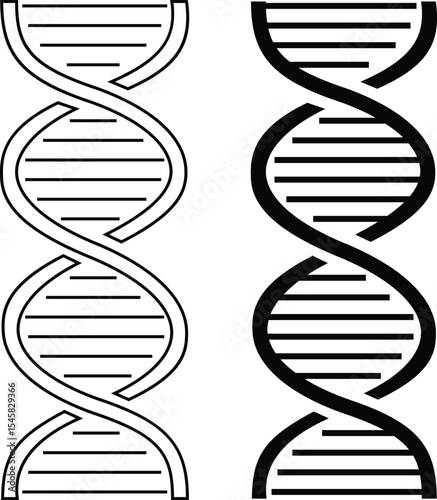 DNA icon set. Polygonal wireframe DNA molecule. Medical science, genetic biotechnology, chemistry biology, gene cell concept vector illustration isolated background. Innovation technology concept