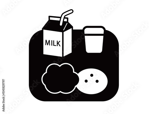school icon 11B: icon, food, vector, illustration, set, symbol, sign, breakfast, design, cook, restaurant, cute, School, School Lunch, Lunch, Meal,