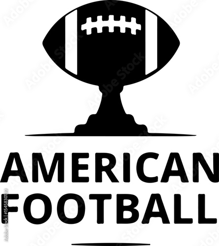 American Football Gear and Players Set vector bundle