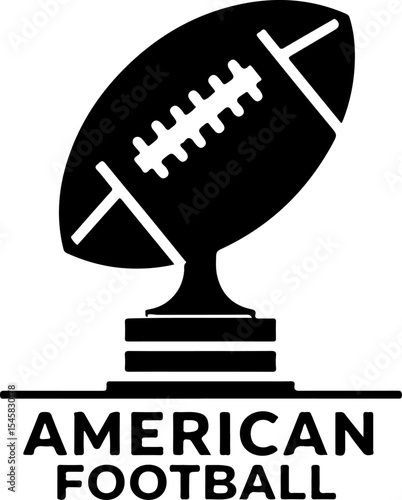 American Football Gear and Players Set vector bundle