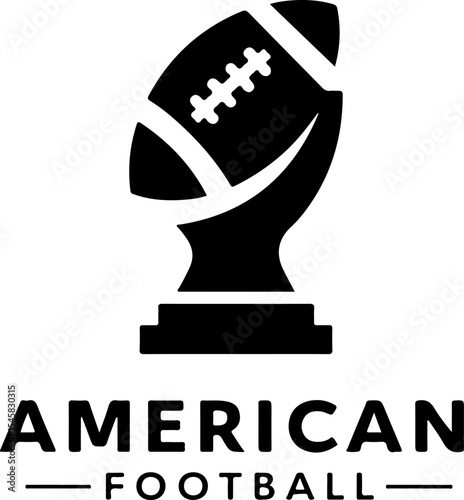 American Football Gear and Players Set vector bundle