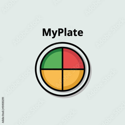 My Plate Icon Green Red Orange Yellow Food Guide MyPlate Free Download My Plate Icon Green Red Orange Yellow Food Guide MyPlate - GFXLoad