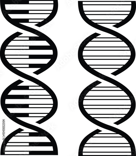 DNA icon set. Polygonal wireframe DNA molecule. Medical science, genetic biotechnology, chemistry biology, gene cell concept vector illustration isolated background. Innovation technology concept
