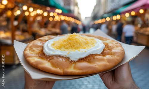 Langos Traditional Cuisine from Hungary