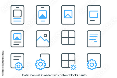 Glowing blue digital interface icons on dark background
