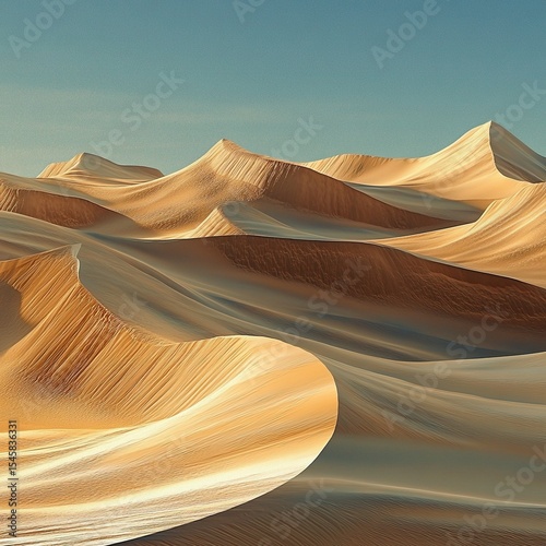 Sand dune migration sequence showing desert dynamics, wind-driven geomorphology process