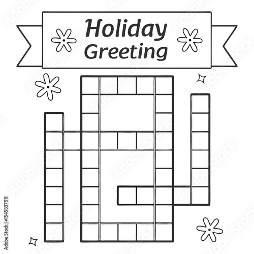 Holiday Crossword Puzzle Festive Fun for the Season